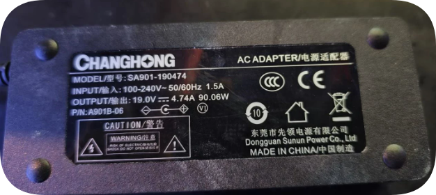 *Brand NEW* Replacement Power Adapter Compatible with Leading SA901-190474 19V4.74A 90.0